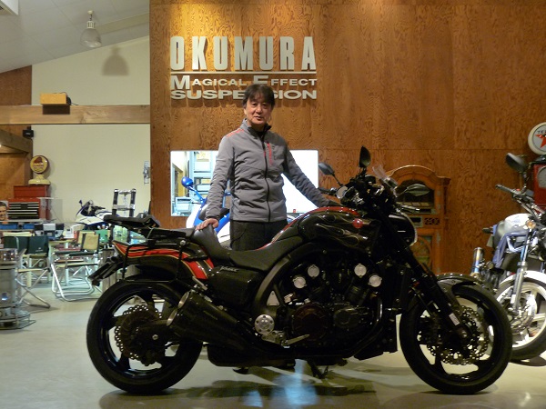 VMAX1700（2009model）前後サスペンションのフル